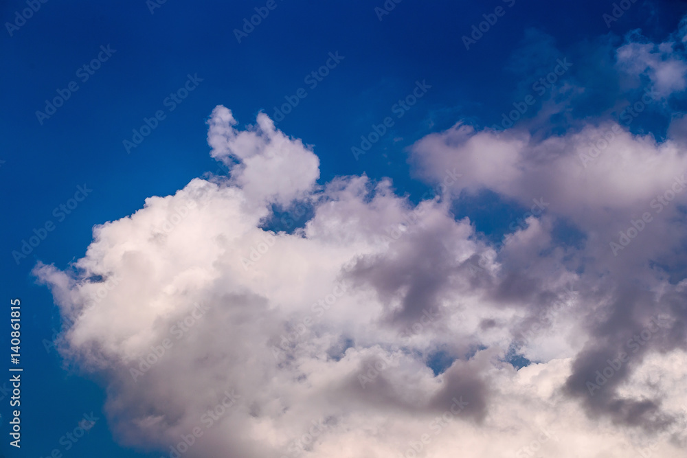 white fluffy clouds in the blue sky. white fluffy clouds in the blue sky.