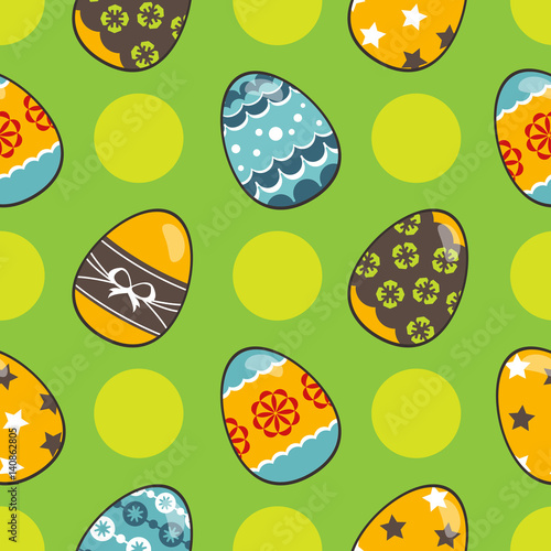 seamless pattern vector, vector background, easter theme, pattern for happy easter day