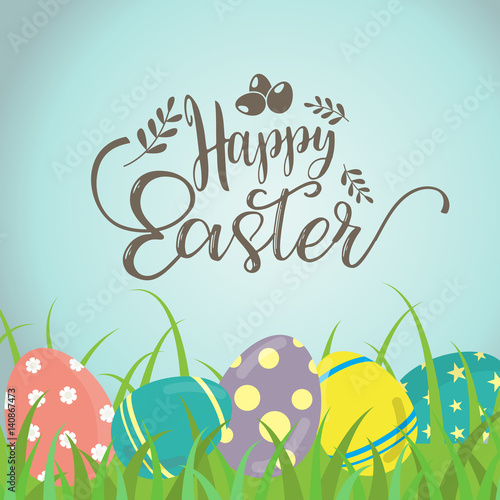 happy easter vector