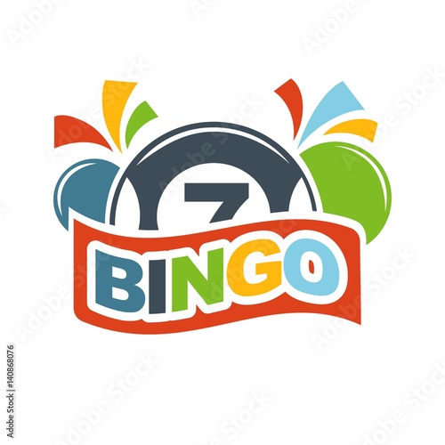 Bingo lottery lucky balls numbers of lotto win vector icon