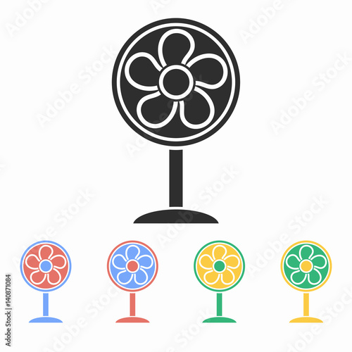 Fan - vector icon.