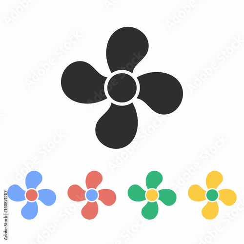Fan - vector icon.