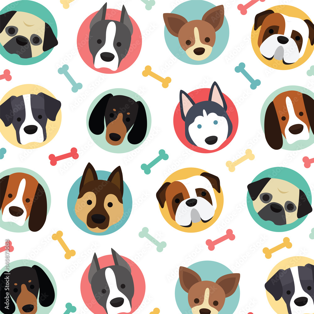 Cute dogs set Cute dogs set