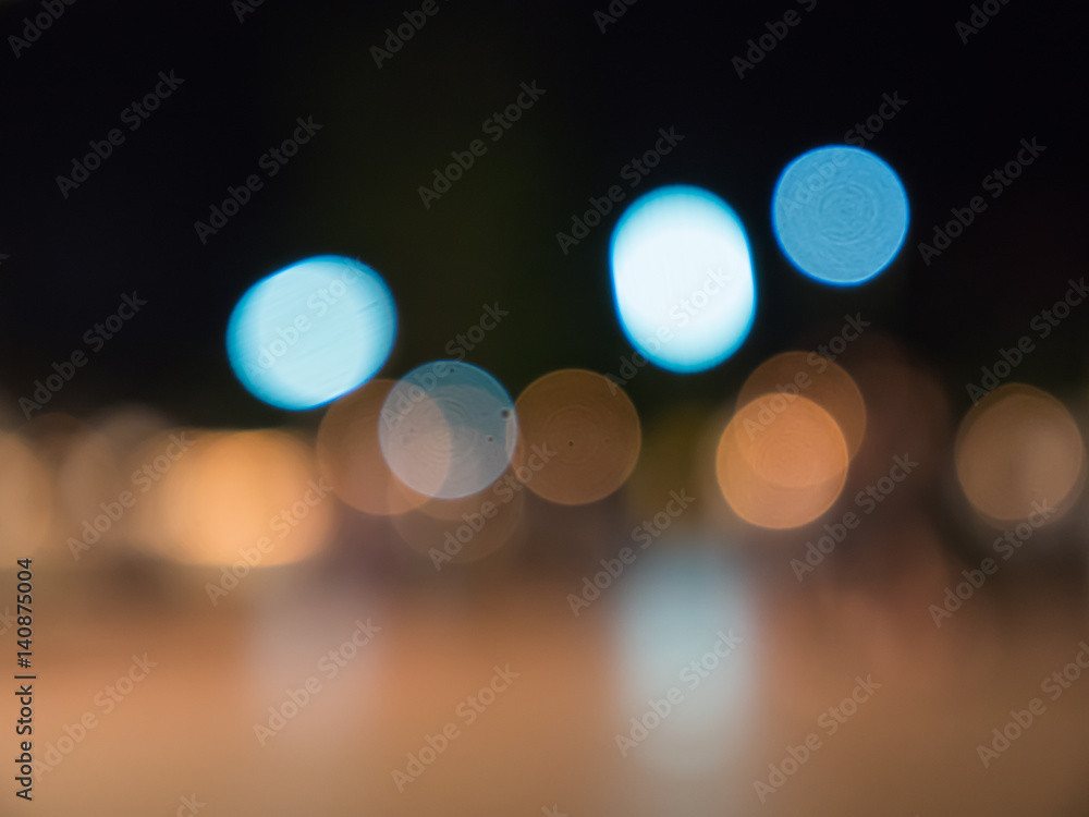 Abstract blurred background with bokeh
