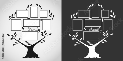 Family tree with photos