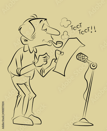 Men With microphone