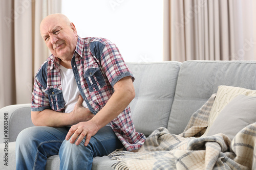 Mature man suffering from p...