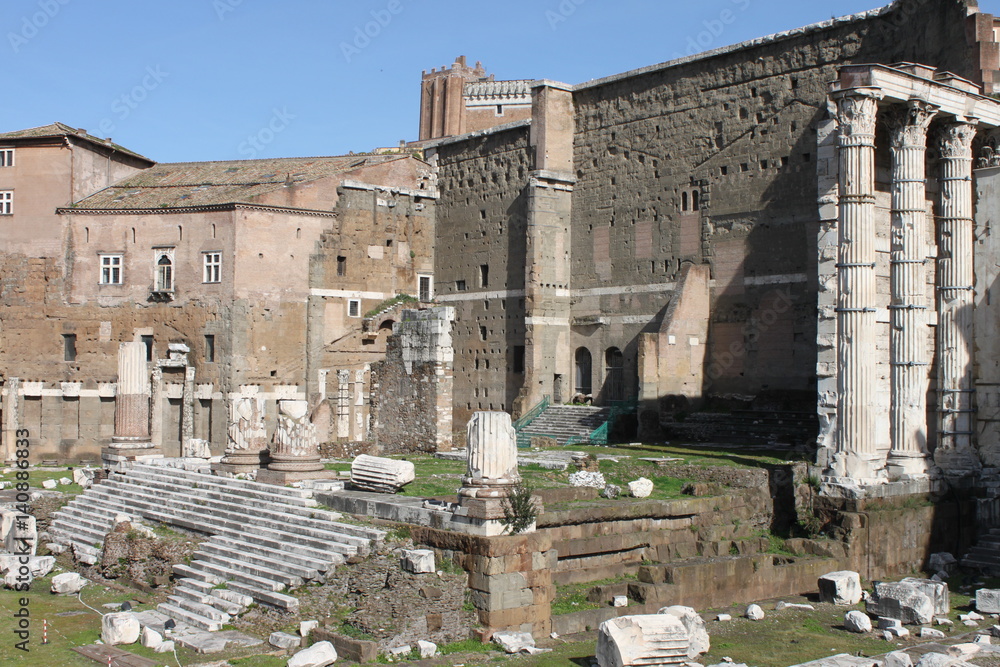 Forum of Augustus in Rome, Italy