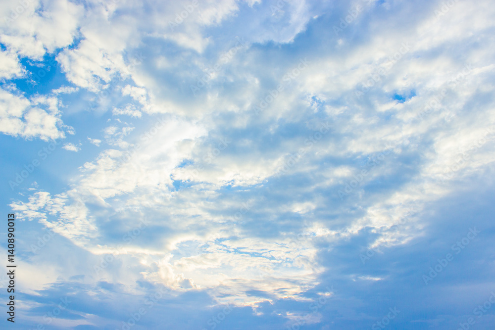 blue sky and white clouds in day time