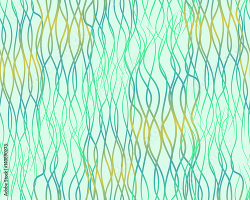 Abstract artistic background with curled pattern. Vector vintage illustration of curled lines pattern. Marble or acrylic texture imitation. Abstract diffusion colorful background