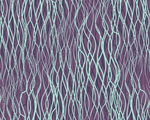 Abstract artistic background with curled pattern. Vector vintage illustration of curled lines pattern. Marble or acrylic texture imitation. Abstract diffusion colorful background
