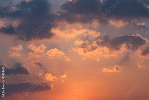 Sky background on sunrise © Hunta