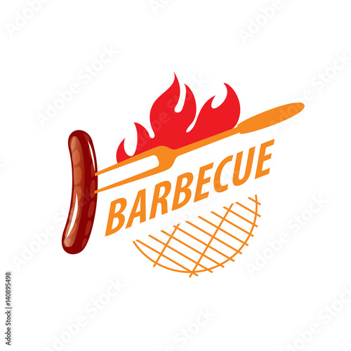 Barbecue party logo