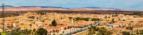 View of Kalaat M'Gouna, a town in Morocco photo