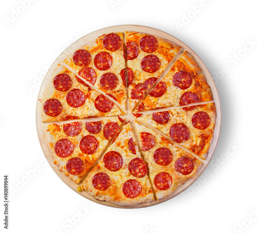Pizza pepperoni. This picture is perfect for you to design your restaurant menus. Visit my page. You will be able to find an image for every pizza sold in your cafe or restaurant. 