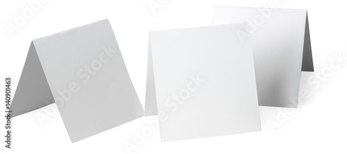 Wallpaper Mural close up of a white note paper on white background Torontodigital.ca