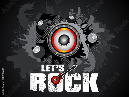 abstract artistic lets rock background