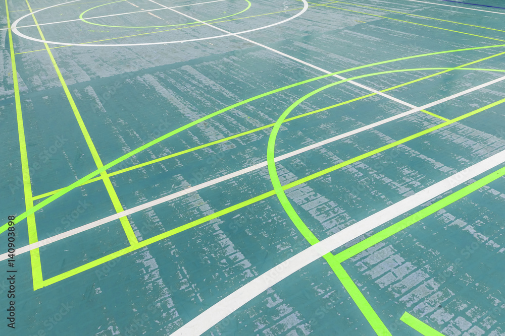 Fototapeta premium バスケットボールコート Basketball court