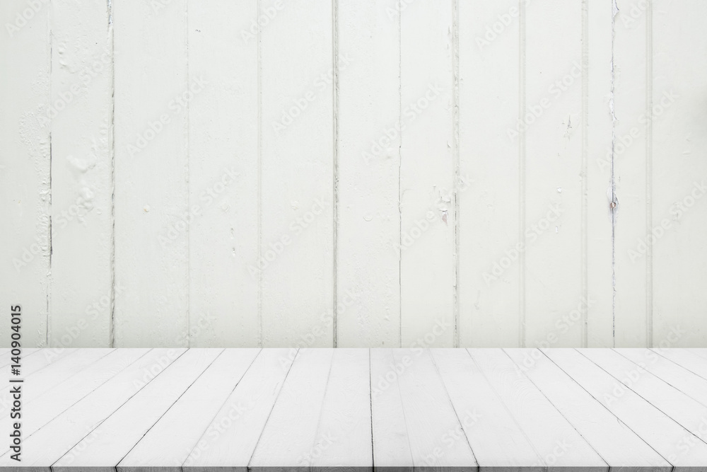 Old wooden wall with old wooden plank or wooden floor. Old wooden texture. Abstract background.