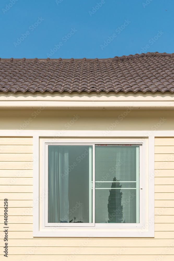 Modern residential window interior Modern residential window interior