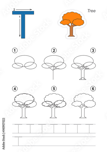 Drawing tutorial for kids.