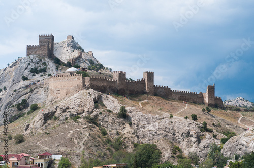 Fototapet Genoese fortress in the city of Sudak
