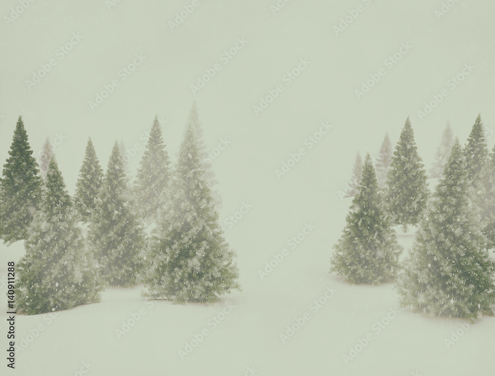 Obraz premium Winter background 