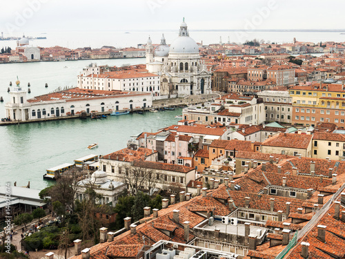 The view on Venice from San Marco Campenile