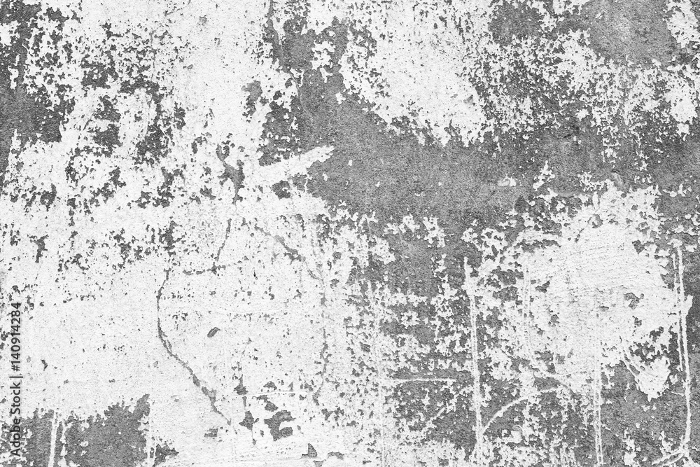Fototapeta premium Wall fragment with scratches and cracks