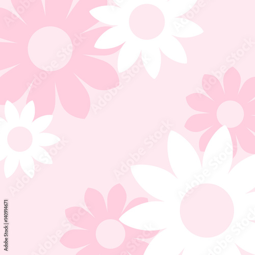 ガーリーでかわいい 大きな花の背景素材 正方形 ベクター Stock Vector Adobe Stock ガーリーでかわいい 大きな花の背景素材 正方形 ベクター Stock Vector Adobe Stock