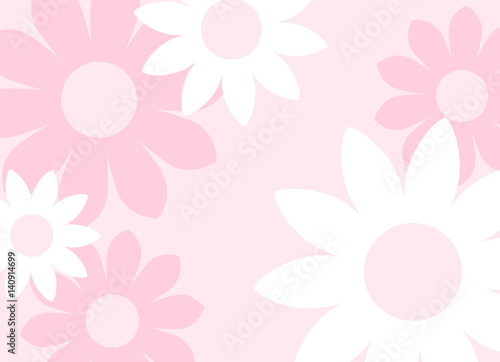 ガーリーでかわいい 大きな花の背景素材 横長 ベクター Stock Vector Adobe Stock ガーリーでかわいい 大きな花の背景素材 横長 ベクター Stock Vector Adobe Stock