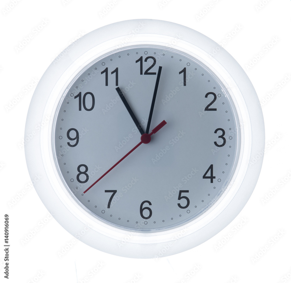 wall clock isolated on the white background wall clock isolated on the white background