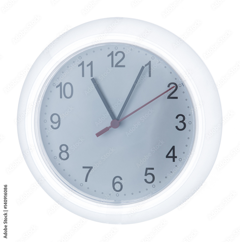 wall clock isolated on the white background wall clock isolated on the white background