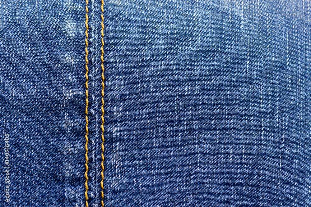 Denim of blue texture jeans textile fragment Denim of blue texture jeans textile fragment