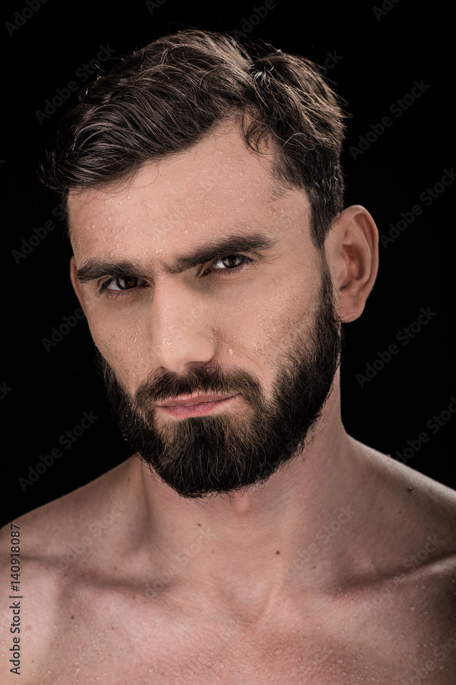 Young bearded man Young bearded man