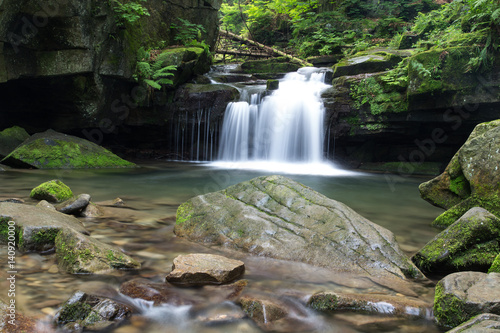Waterfall in the forest		