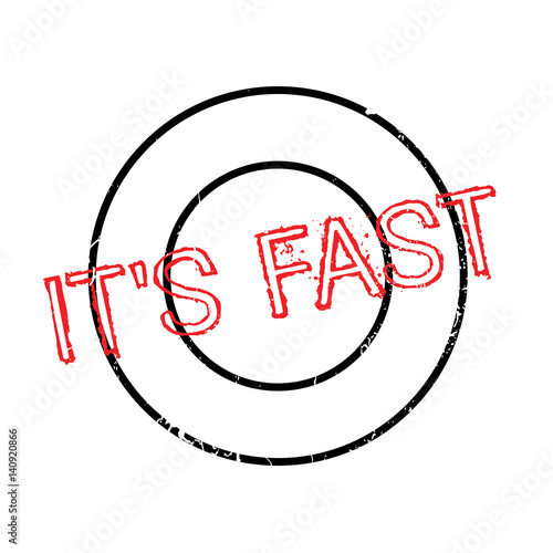 It s Fast rubber stamp. Grunge design with dust scratches. Effects can be easily removed for a clean, crisp look. Color is easily changed.