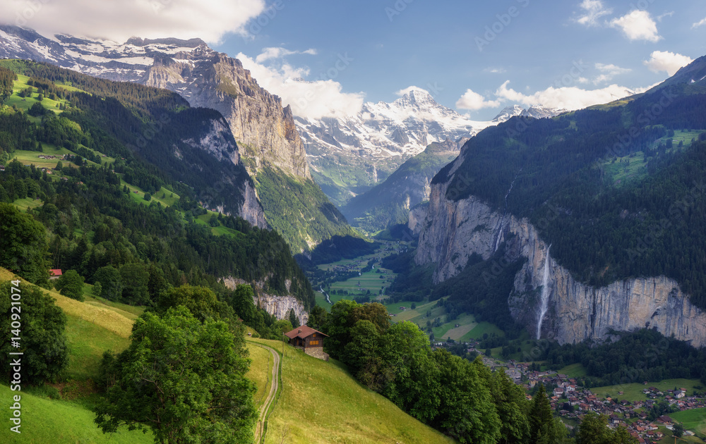 Lauterbrunnen Valley - Swiss Alps Oberland area