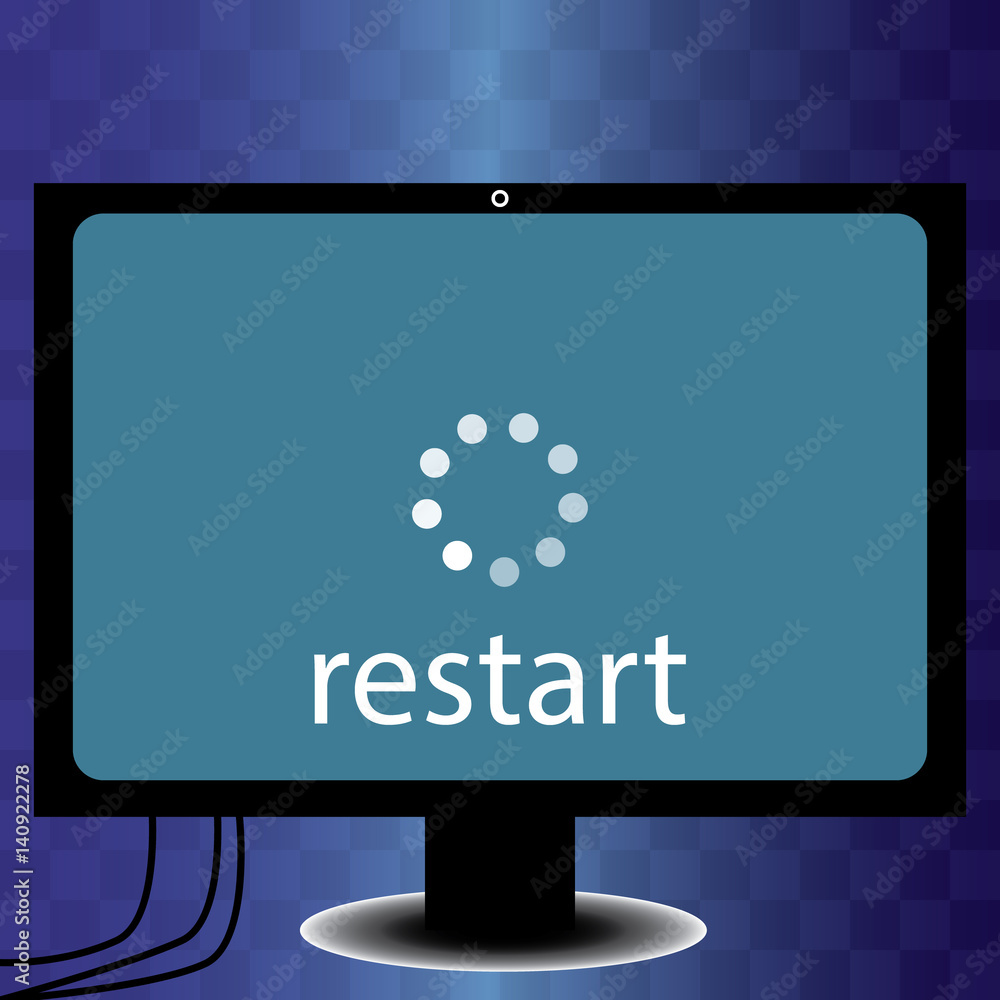 Restart Icon in trendy flat style isolated on grey background, for your web design, app, logo, UI. Vector illustration, EPS10. Restart Icon in trendy flat style isolated on grey background, for your web design, app, logo, UI. Vector illustration, EPS10.