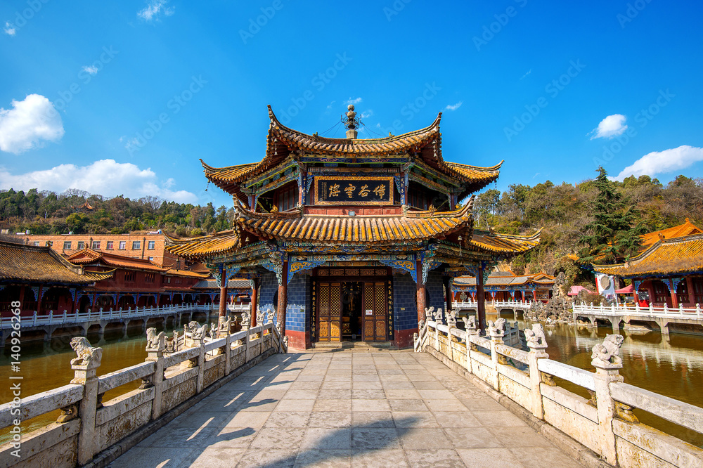 Fototapeta premium Yuantong Kunming Temple of Yunnan, China.
