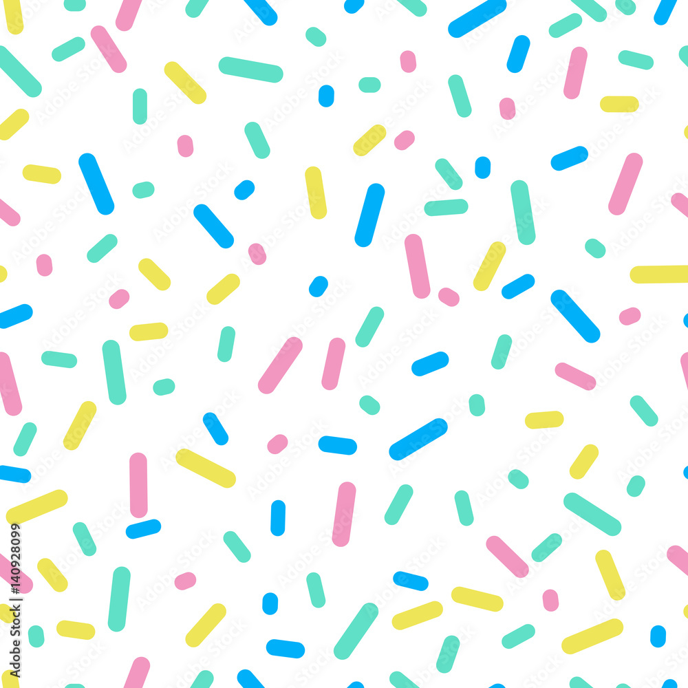 Seamless pattern with donut glaze on a white background. Seamless pattern with donut glaze on a white background.