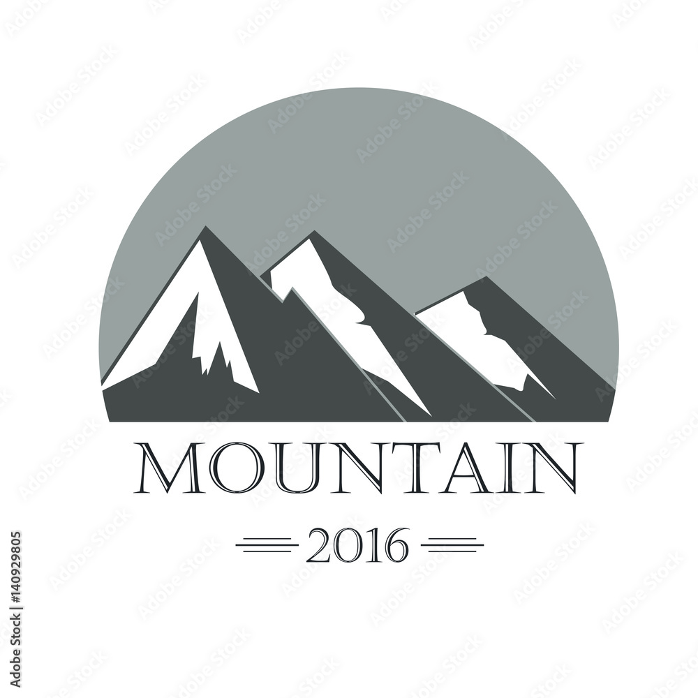 Logo abstract mountain