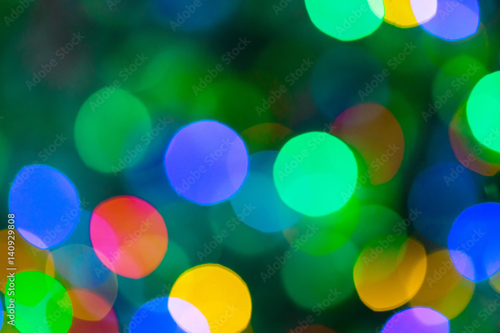 Abstract defocused blurred bokeh background. Colorful blurred lights Abstract defocused blurred bokeh background. Colorful blurred lights