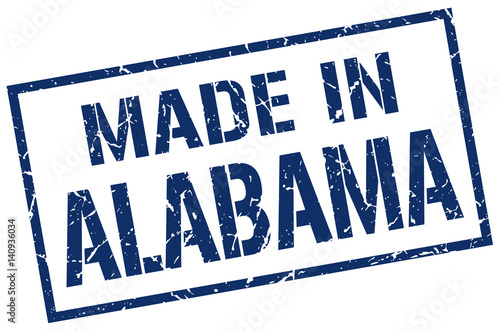 made in Alabama stamp