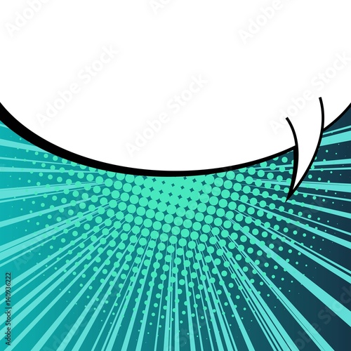 Abstract creative concept vector comic pop art style blank, layout template with clouds beams and isolated dots background. For sale banner, empty speech bubble set, illustration halftone book design.