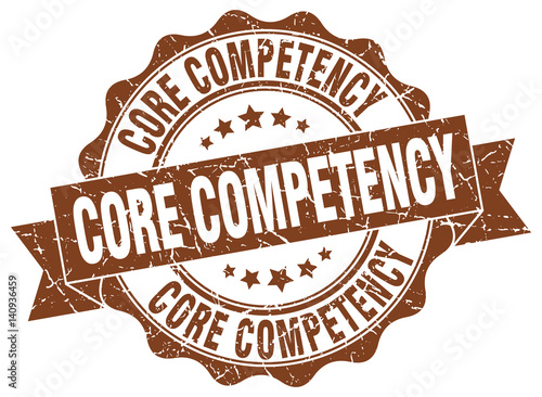 core competency stamp. sign. seal