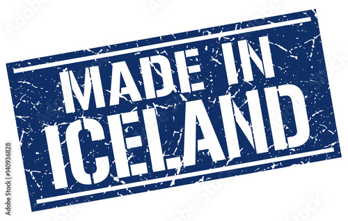 made in Iceland stamp