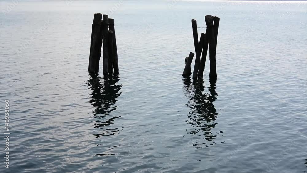 pier at Bracciano Lake - Trevignano (Italy) pier at Bracciano Lake - Trevignano (Italy)