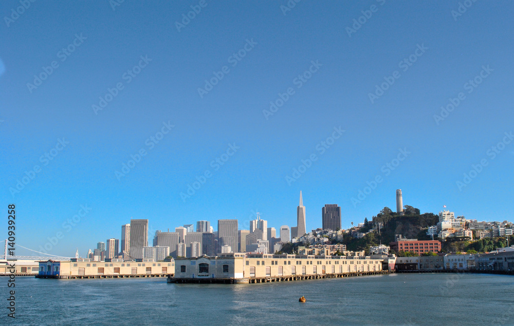San Francisco Piers and Cityscape