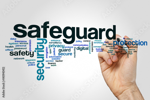 Safeguard word cloud photo